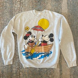 Vintage Mickey and Minnie Crewneck Sweatshirt